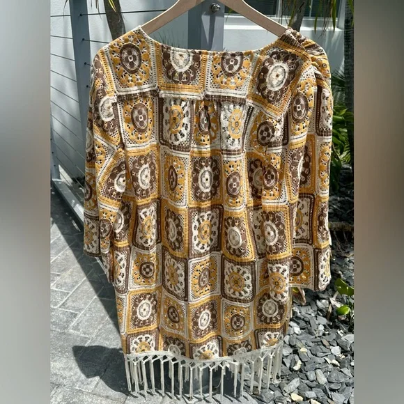 Self-Portrait Swim Cover-Up Crotchet One Size - Picture 3 of 7